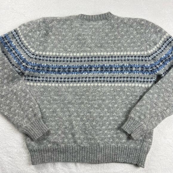 Skyr Vintage women's Zip up Sweater Wool Gray Blue Size Small - Picture 2 of 6